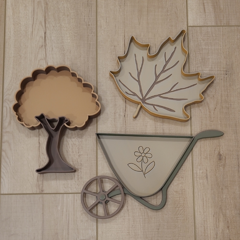 3d Eco Sensory Play Trays Leaf Tree Wheelbarrow Nature Based Toys